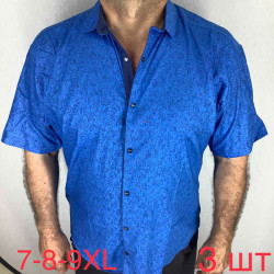 Сорочка Paul Semih р 7XL-9XL Чоловіча Y1649 blue