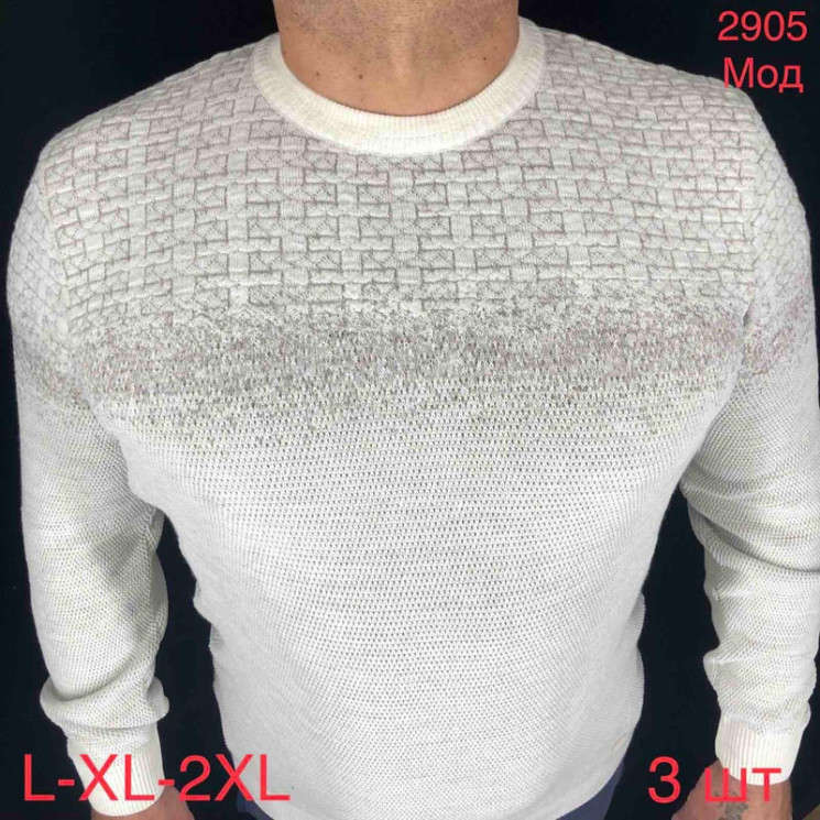 Светр Vipstones р L-2XL Чоловіча 2905 l.beige - Nadiyka BG/PO2161-2162