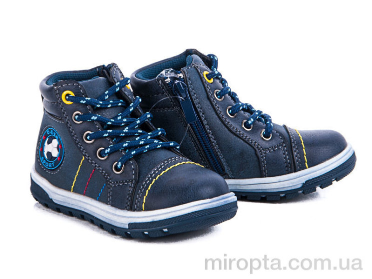 Черевики M1177-1 navy р: 22-27, в упаковці: 8 пар, купити тільки гуртом - 30801