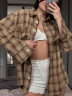 Сорочка жіноча, фланель м. 229 (р. onesize) №405013 - HoneyShop AV872 (n) мод. 229
