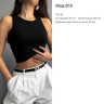 Топ жіночий, натуральний трикотаж рубчик м.612 (р: 42-46) №812550 - 
