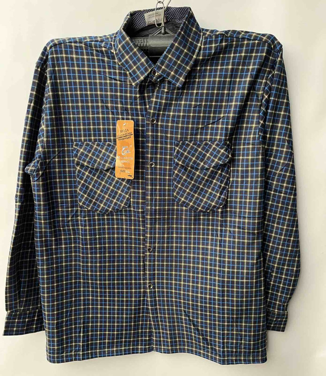 Сорочка чоловіча,Дракон, флiс p.XL-5XL, різні кольори, в упаковці 5 штук №100830 - Mixmoda Bg 5255