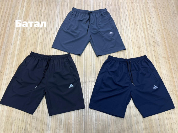Шорти чоловічі "Adidas" мікрофібра (р: 58,60,62,64,66) 3 кольори, в упаковці 5 шт. №383387 - Turkey SE897