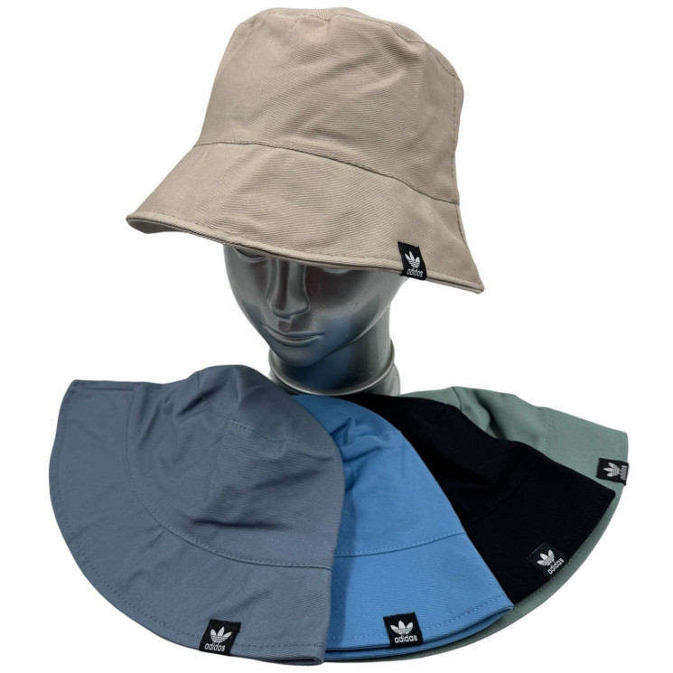 Панама дитяча "Adidas" котон (р: 52-55) мікс кольорів, в упаковці 5 шт. №383518 - Koroleva 470