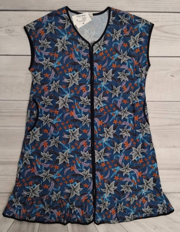 Халат жіночий, трикотаж, м.3312 (р. 58-66 ), в упаковці 5 штук №325573 - Kazah SE821