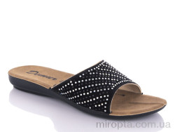 Шльопанці W26-3050 black р: 36-40, в упаковці: 6 пар, купити тільки гуртом