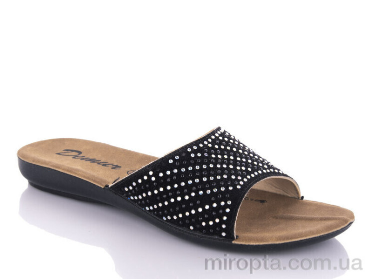 Шльопанці W26-3050 black р: 36-40, в упаковці: 6 пар, купити тільки гуртом - 1191096