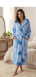 Халат жіночий, махра (р: XL,2XL,3XL) 2 кольори, в упаковці 3 шт. №389116
