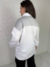 Сорочка жіноча з вставками, софт, (вставки - ангора софт) м. 1033vl (р: 50-52, 54-56, 58-60) №821241 - 