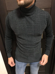 Светр No Brand р M-2XL Чоловіча S2627 black
