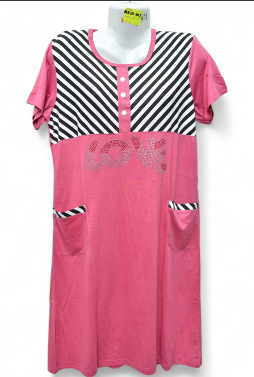 Сукня жіноча, трикотаж (р. XL-3XL ), мікс кольорів, в упаковці 5 шт. №313845 - Vanda SE1013