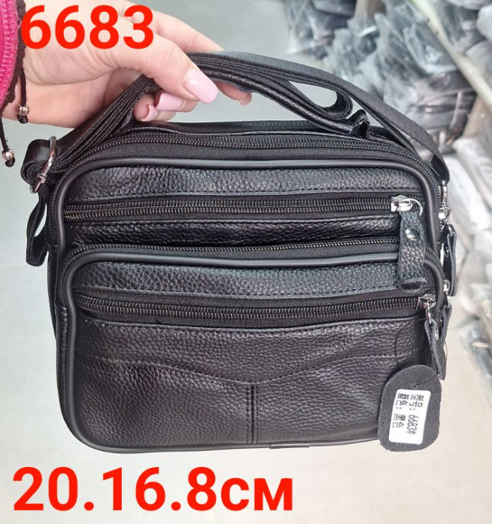 Сумка чоловіча "6683" штучна шкіра (р: 20*16*8см) №379311 - Bags BE3616