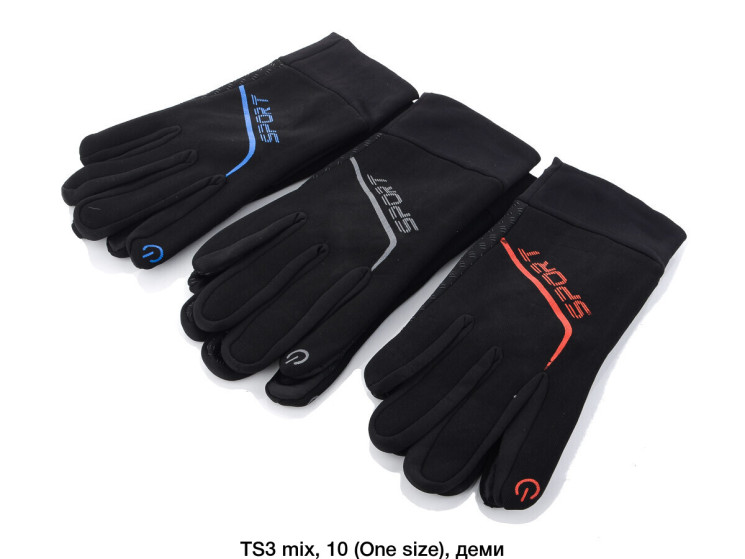 Перчаткі чоловічі "ТS3" спорт сенсор (Розмір: One Size) в упаковці 10 штук №154370 - Koroleva 470