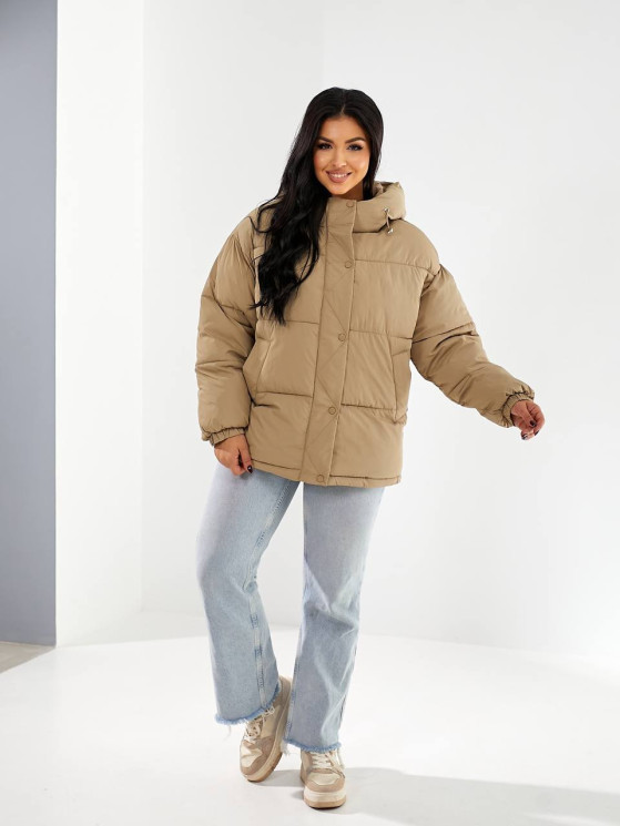 Куртка жіноча, плащівка "Канада" + холлофайбер 200 м. 2875 (р. L, XL, XXL) №403763 - 