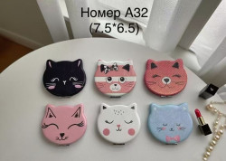 Дзеркало дитяче "А32" (р. 7.5*6.5см) в упаковці 12 шт. №373028