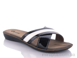Шльопанці W26-7144 black р: 36-40, в упаковці: 6 пар, купити тільки гуртом