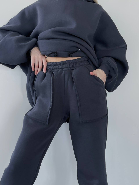 Штани жіночі джогери, тринитка м. 354 (р: s-m, l-xl) №1001014 - 