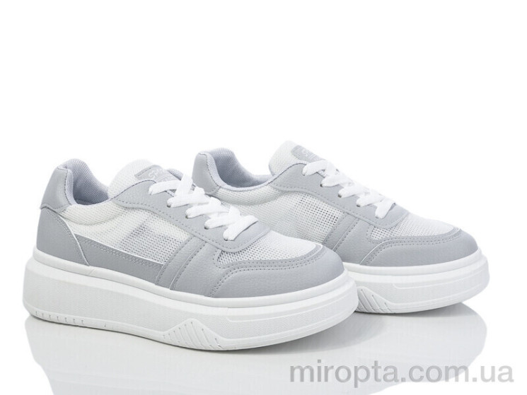 Кросівки 02-2 grey р: 36-41, в упаковці: 8 пар, купити тільки гуртом - 1044135