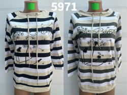 Батнік жіночий "5971" трикотаж (Розмір: 50-56) 2 кольори, в упаковці 4 штук №165011