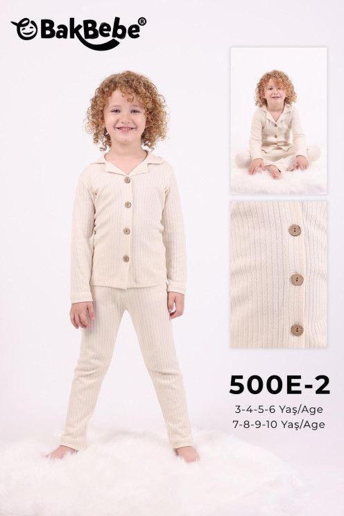 Піжама дитяча, трикотаж, м.500Е-2 (р. 3-6 років ), в упаковці 4 штуки №339356 - Ezra 1054/1055