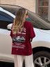 Футболка жіноча оверсайз з ефектним принтом Mercedes-Benz, турецький кулір м. 7110 (р: 42-50) №825450 - 