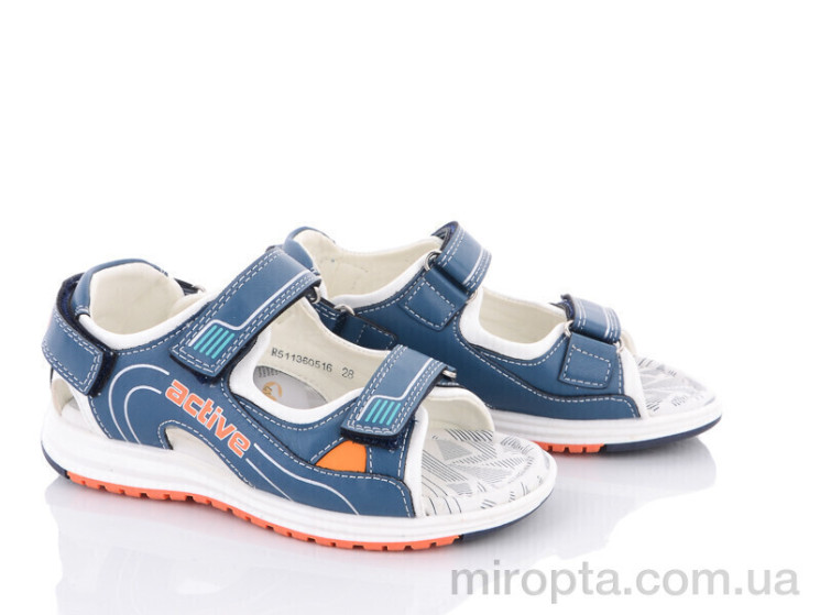Сандалі S09 s.blue-orange р: 27-32, в упаковці: 8 пар, купити тільки гуртом - 822928