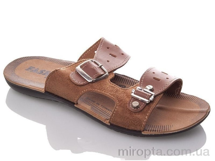 Шльопанці MFashion 2 PR camel р: 40-45, в упаковці: 6 пар, купити тільки гуртом - 509654