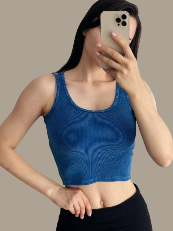 Топ жіночий "варьонка",  95% cotton 5% LYCRA м.8138 (р: 42-46) №811909 - 