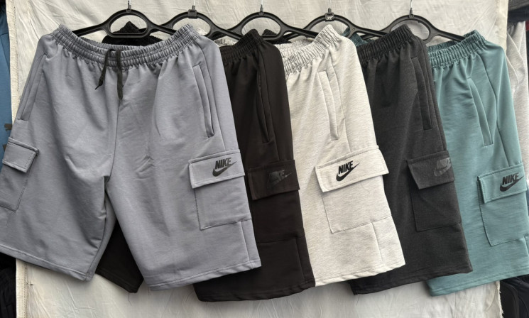 Шорти чоловічі  Nike  (Розмір: 46-54)  5 кольорів, в упаковці 5 штук  №754012 - Dakota
