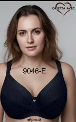 Бюстгальтер жіночий, комбінований, м.9046, р. E, 5 кольорів, в упаковці 6 штук №339070