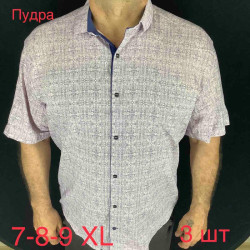 Сорочка Paul Semih р 7XL-9XL Чоловіча Y1652 powder