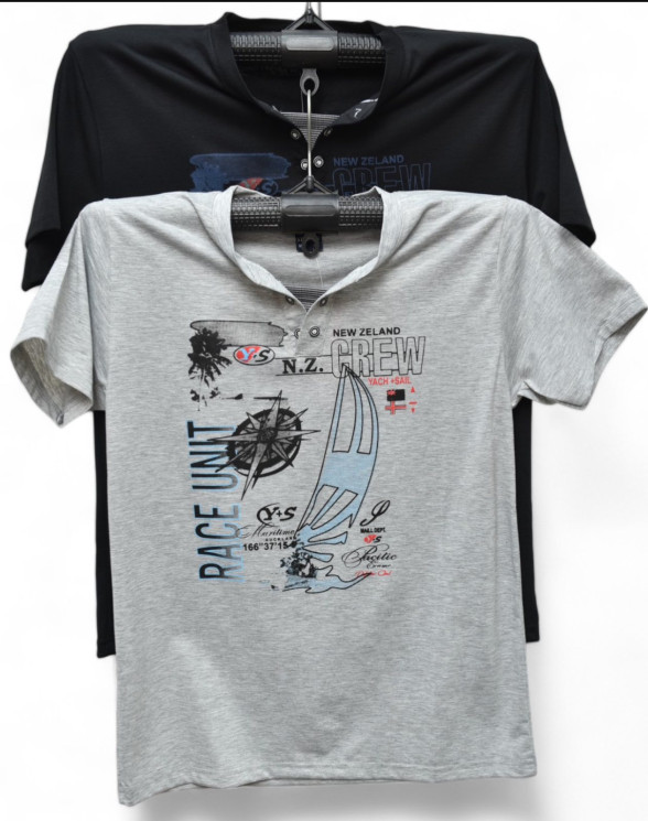 Футболка чоловіча, трикотаж (р. 2XL-5XL ), мікс кольорів, в упаковці 5 шт. №313166 - Vanda SE1013