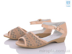 Босоніжки A10508 apricot р: 32-37, в упаковці: 6 пар, купити тільки гуртом
