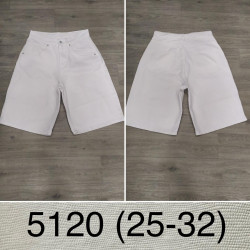Джинсові Шорти жіночі Бермуди   м.5120  (р: 25-32)  в упаковці 7 штук  №752355
