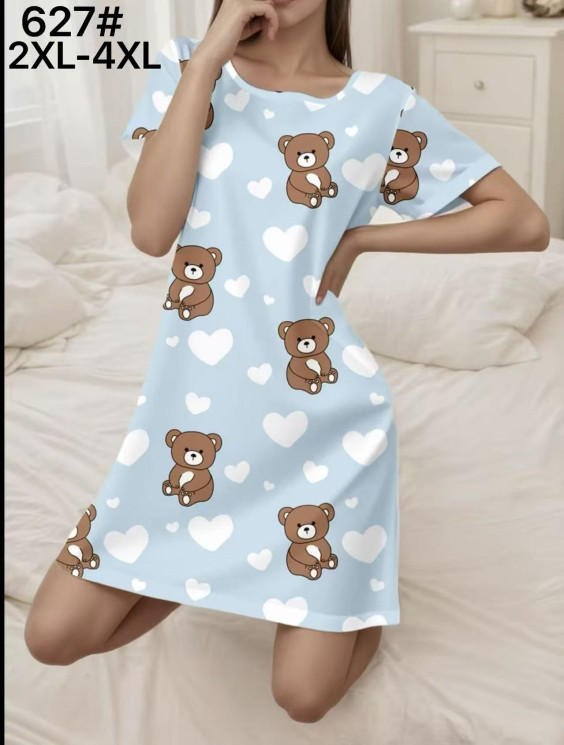Туніка жіноча, бамбук, м.627 (р. 2XL-4XL), в упаковці 6 штук №345941 - Focus ZEL1396