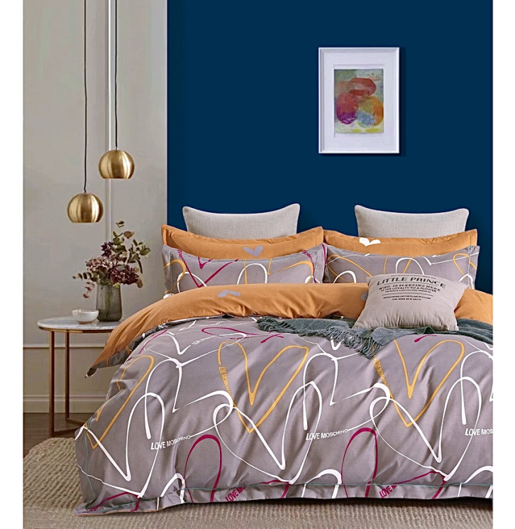 Комплект постільної білизни, сатин (р: двохспальний) №358826 - Textil HR1970