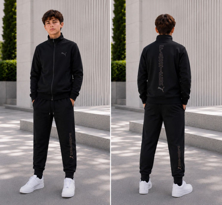 Спортивний костюм дитячий Puma "253-2" двохнитка (р: 9-13 років) в упаковці 5 шт. №389391 - Evans SE761
