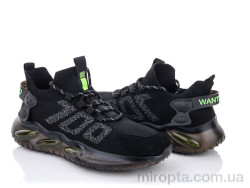 Кросівки 191-2 black р: 40-44, в упаковці: 8 пар, купити тільки гуртом