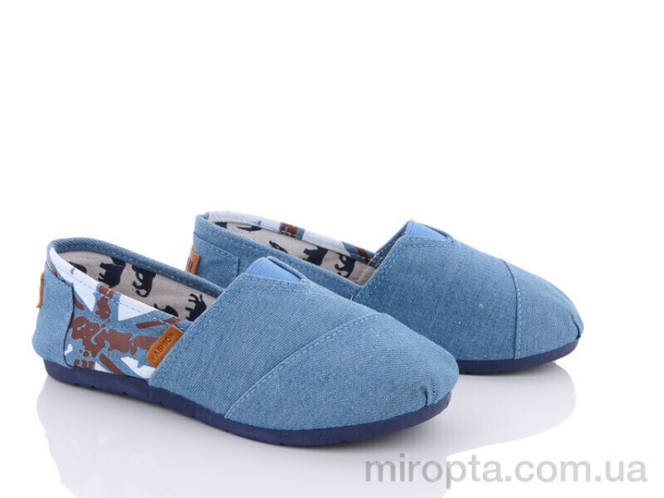 Сліпони 4-52 l.blue р: 36-41, в упаковці: 6 пар, купити тільки гуртом - 833061