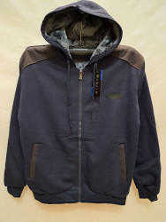 Кофта спортивна чоловіча, трикотаж, хутро, м. 2270 (Розмір: 3XL-7XL ), 2 кольори, в упаковці 5 штук №334965