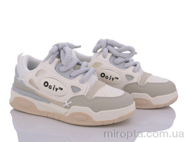 Кросівки 149-23 beige-grey р: 37-42, в упаковці: 8 пар, купити тільки гуртом - 916053