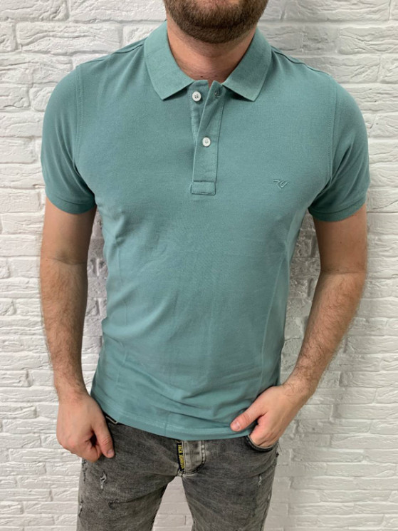 Футболка Raymons р M-2XL Чоловіча Polo S1551 green - NikNumbers SE1041-1042