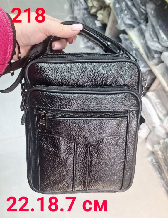Сумка чоловіча "218" штучна шкіра (р: 22*18*7см) №379313 - Bags BE3616