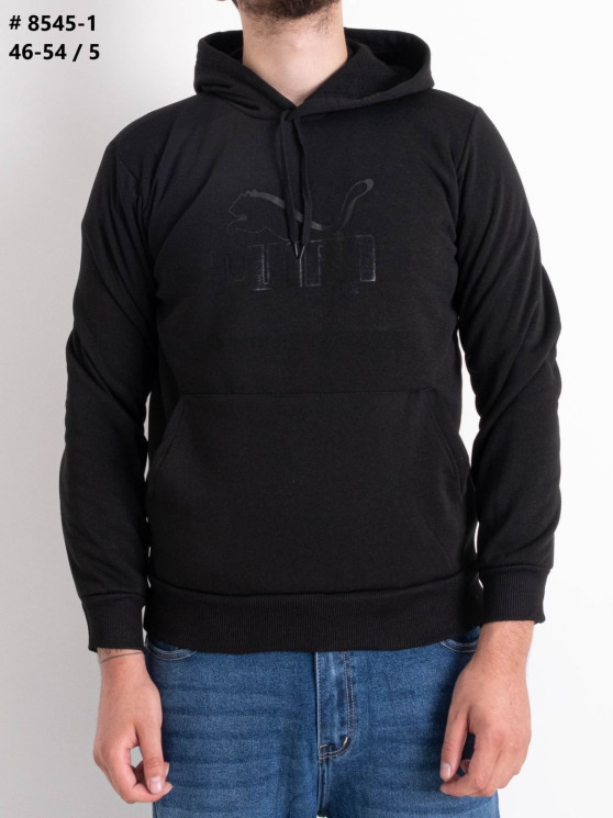 Батник чоловічий Puma "8545-1" трикотаж на флісі (р: 46-54) в упаковці 5 шт. №361409 - NikolayNolen