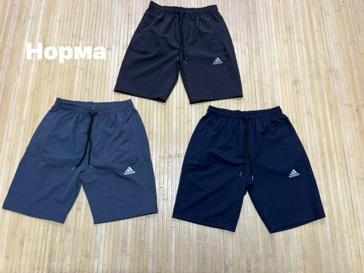 Шорти чоловічі "Adidas" мікрофібра (р: 48,50,52,54,56) 3 кольори, в упаковці 5 шт. №383390 - Turkey SE897