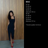 Сукня жіноча з розрізом, тіар м. 664 (р: 42-44, 46-48) №829142 - 