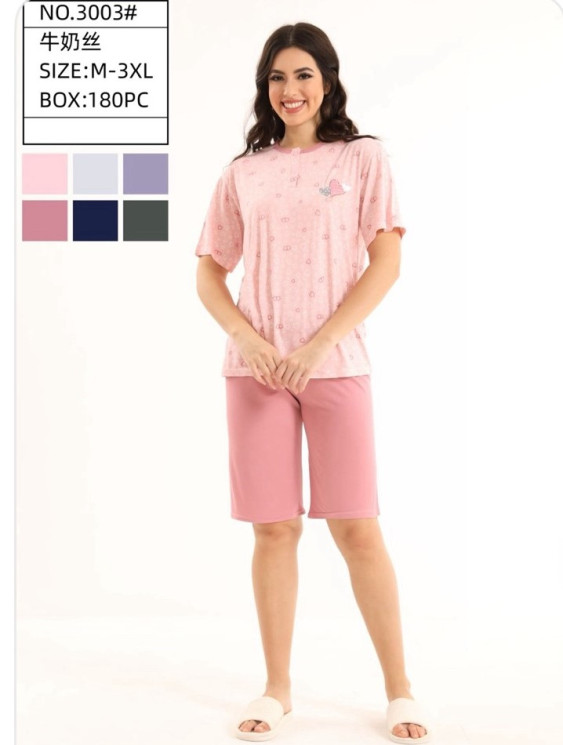 Піжама  жіноча м.3003 (р:M-3XL) в упаковці 5 штук №755578 - Metro SE799