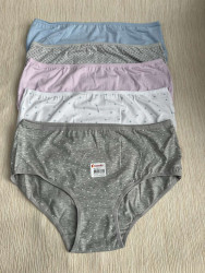 Труси жіночі, бавовна (р: 5XL) в упаковці 10 шт. різного кольору №364374
