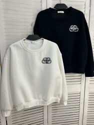 Світшот жіночий, двохнитка (р: one size) 2 кольори, в упаковці 5 шт. №387110