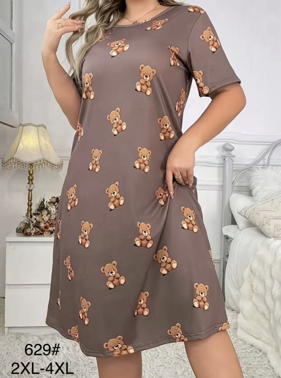 Туніка жіноча, бамбук, м.629 (р. 2XL-4XL), в упаковці 6 штук №345942 - Focus ZEL1396